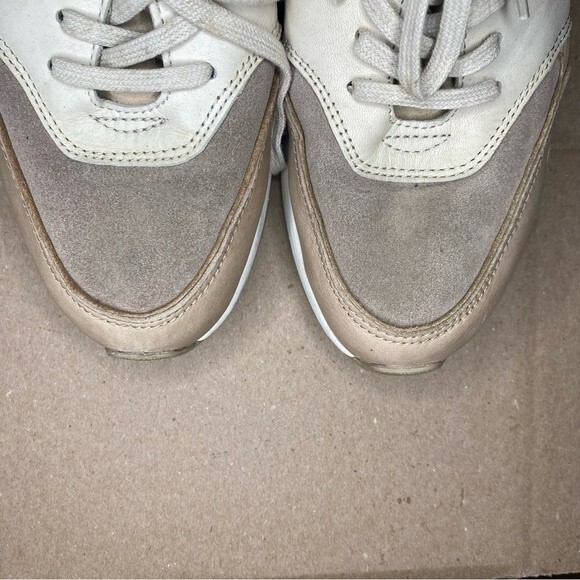 Willow Low Lace-Up Leather/Suede Running Sneaker Size 9 - Picture 4 of 10